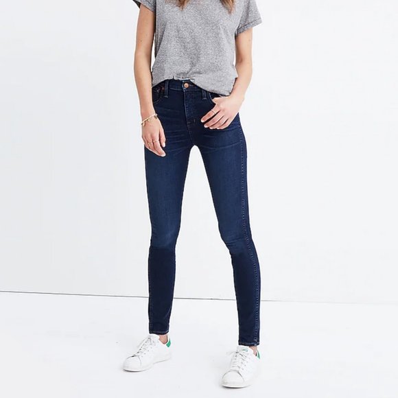 Madewell Denim - Madewell 10" High-Rise Skinny Jeans in Hayes Wash